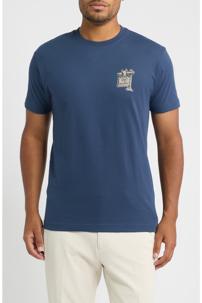 Journey Out of Bounds Graphic T-Shirt, Main, color, NAVY