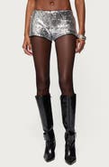 EDIKTED Shauna Sequin Shorts