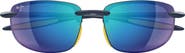 Maui Jim Hookipa Ultra 63mm PolarizedPlus2® Oval Sunglasses