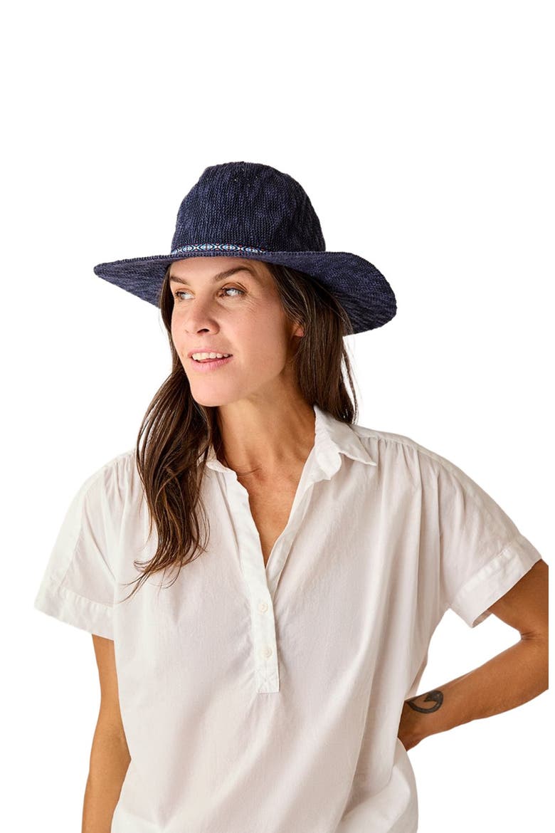 Capistrano Crushable Hat, Alternate, color, Navy