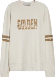 Golden Goose Journey Logo Graphic Crewneck Sweatshirt