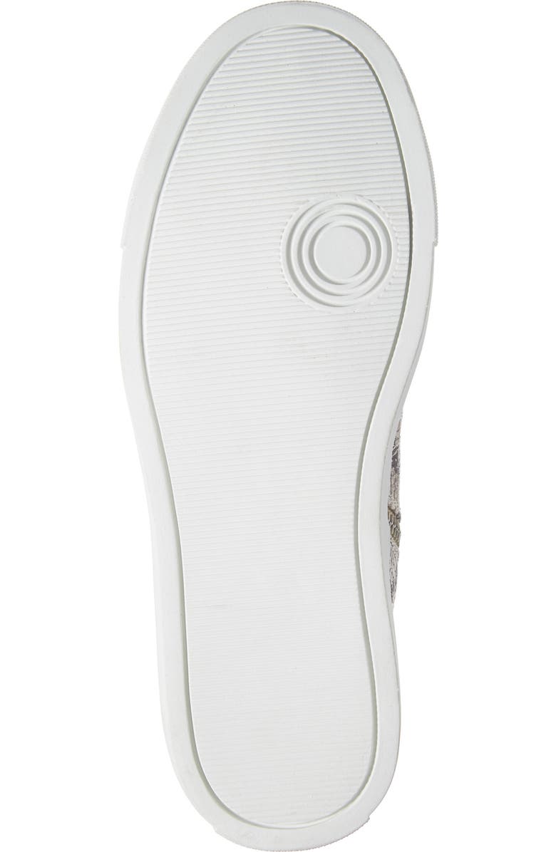 P448 Star Snakeskin Embossed Leather High Top Sneaker, Alternate, color,