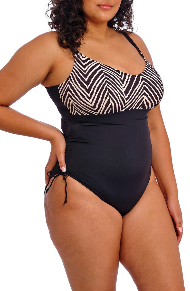 Elomi Fiji Falls One-Piece Swimsuit, Alternate, color, 
