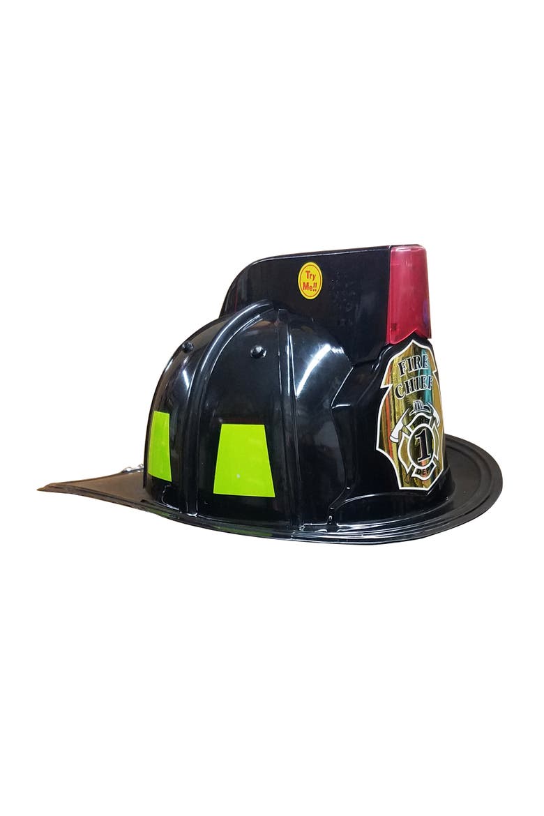 Kids Fire Chief Helmet, Main, color, Black