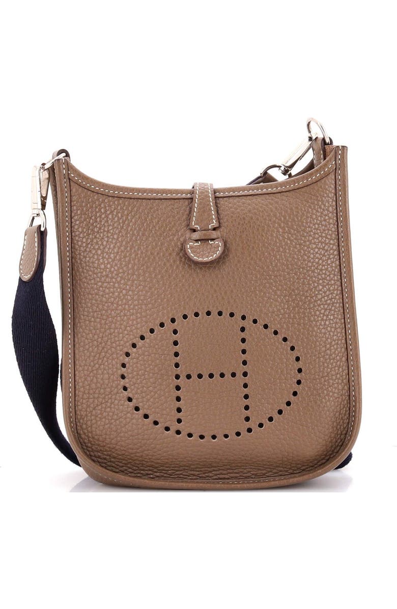Pre-Owned Hermes Evelyne Bag Gen III Clemence TPM, Main, color, Etoupe