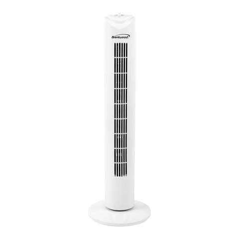 32 Inch 3 Speed Oscillating Portable Tower Fan in White