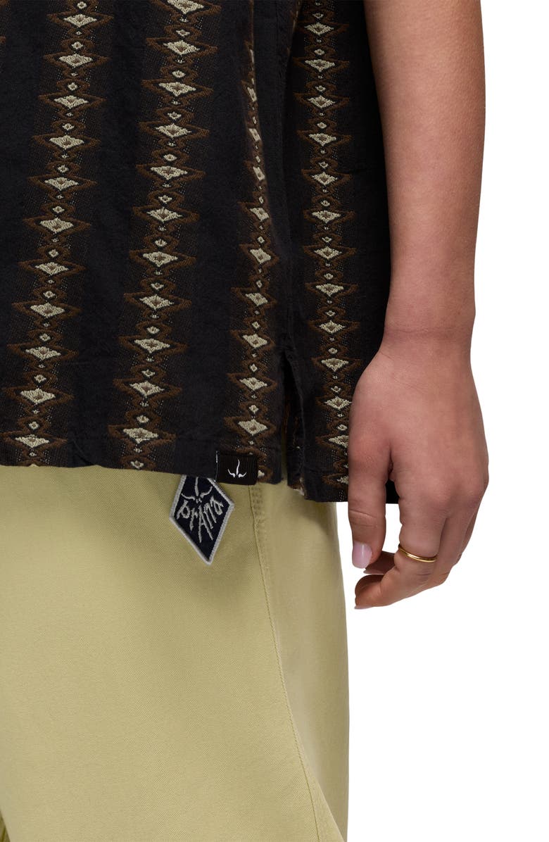 prAna Mantra Light Heritage Camp Shirt, Alternate, color, Dark Roast