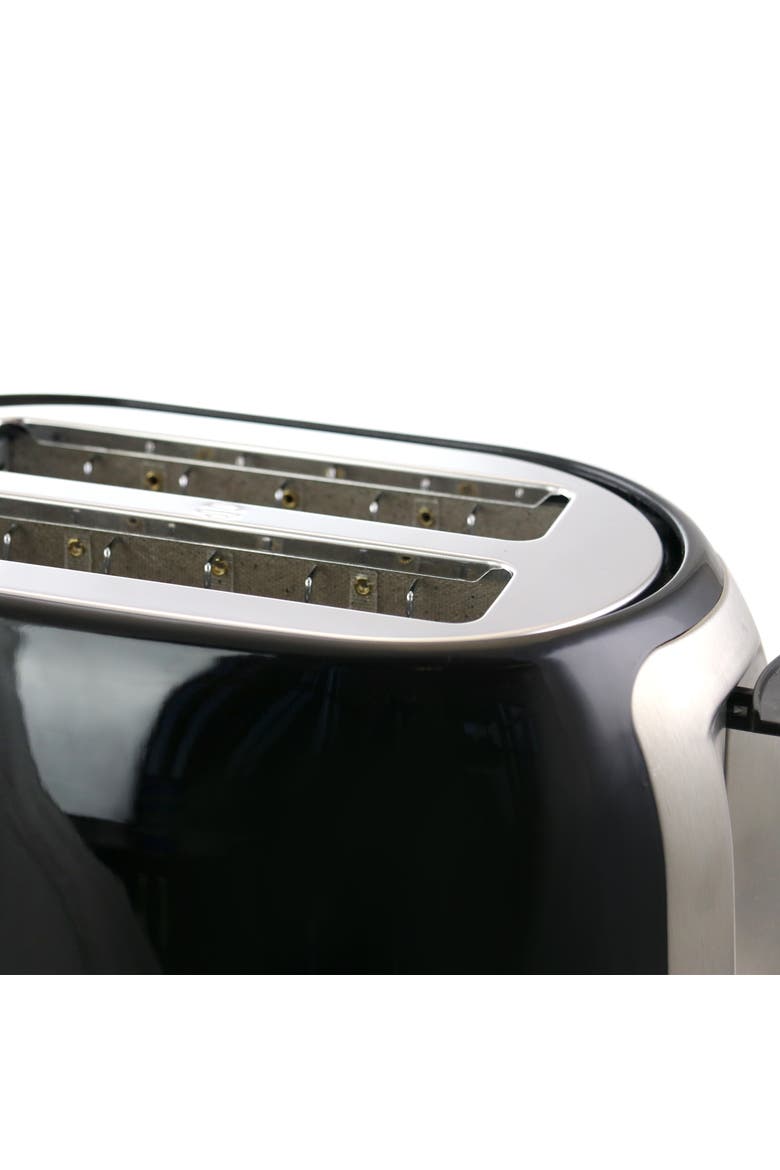 Cool Touch Wide Slot Toaster, Alternate, color, Black