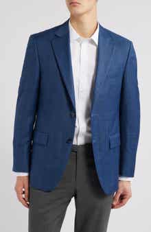 Peter Millar Flynn Classic Fit Check Wool Sport Coat