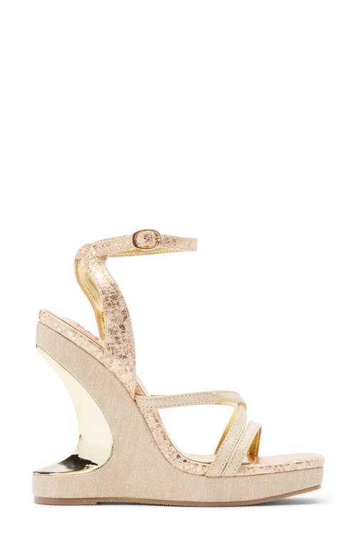 ASHLEY KAHEN ASHLEY KAHEN MAMA MIA CUTOUT WEDGE SANDAL