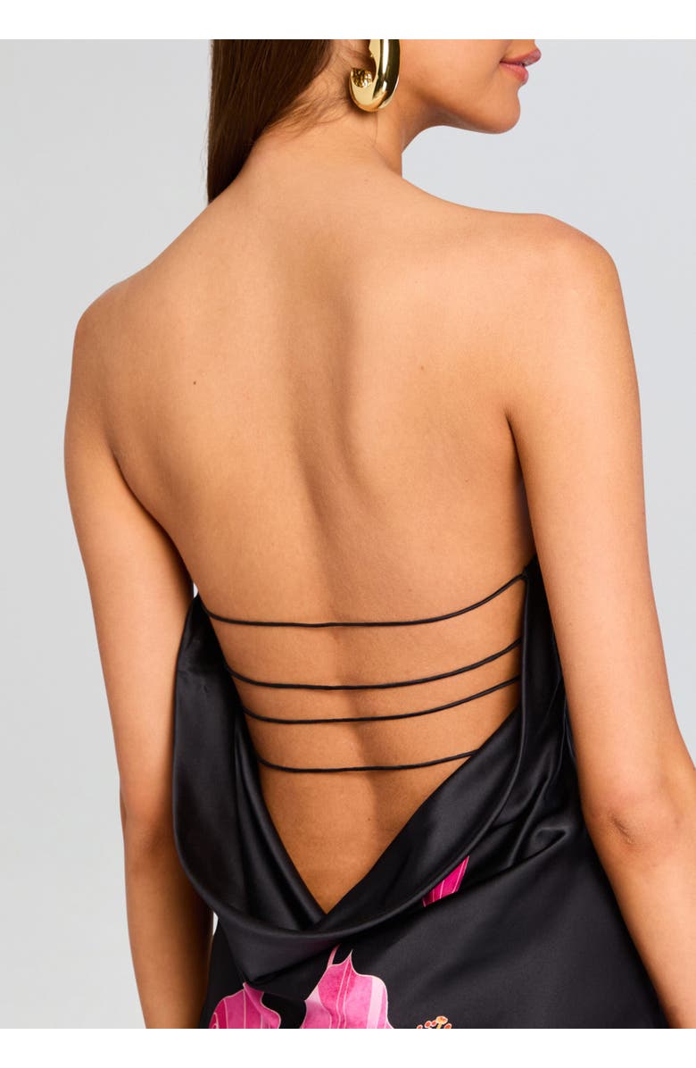 Retrofête Keaton Silk Dress, Alternate, color, 