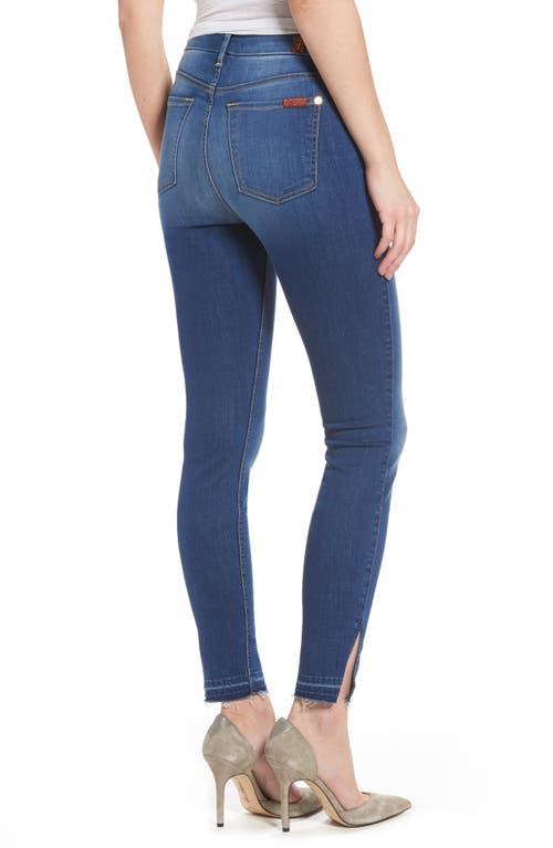 7 For All Mankind ® B(air) High Waist Split Hem Skinny Jeans