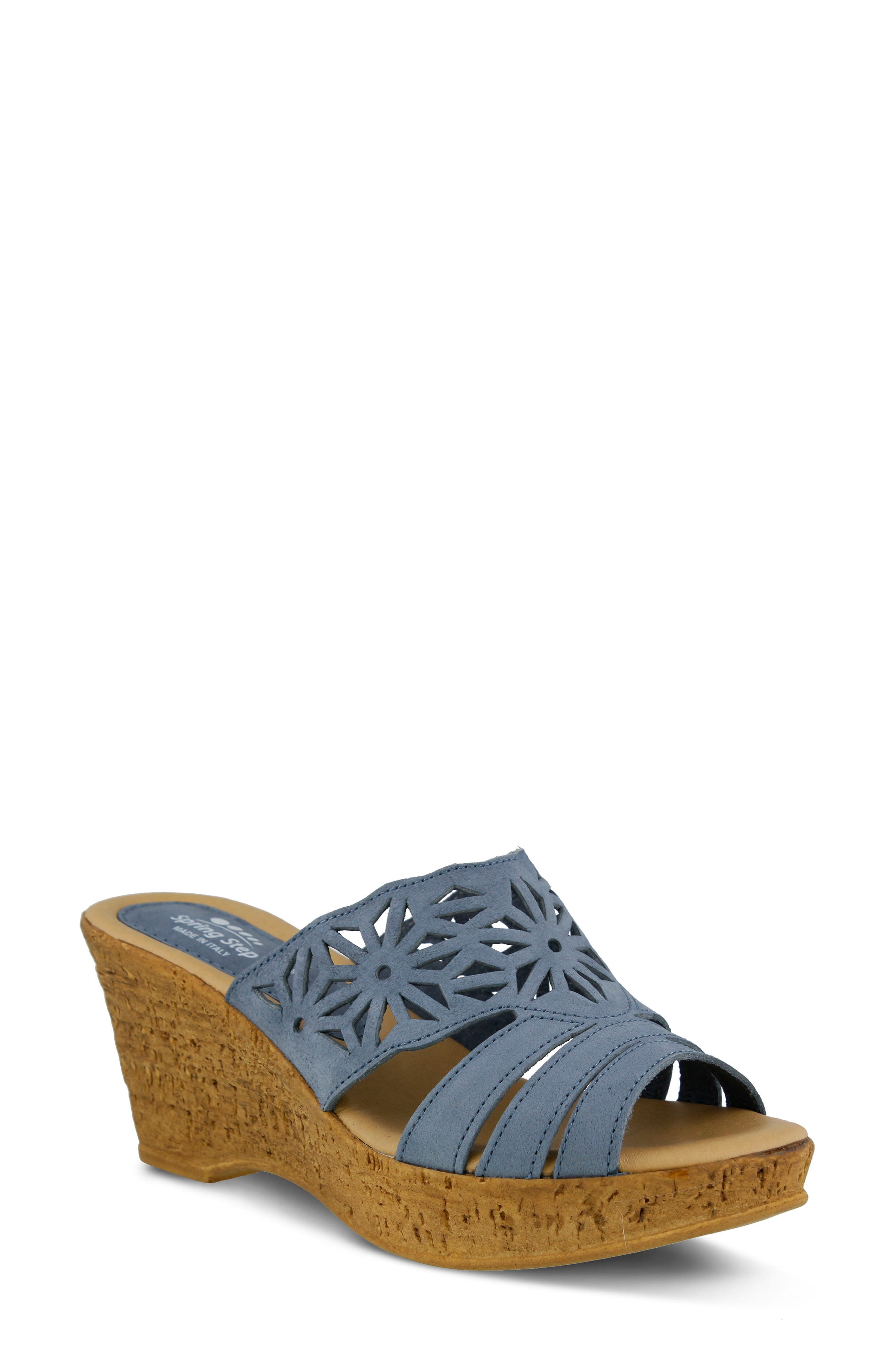 Spring Step Dora Wedge Sandal, Main, color, 