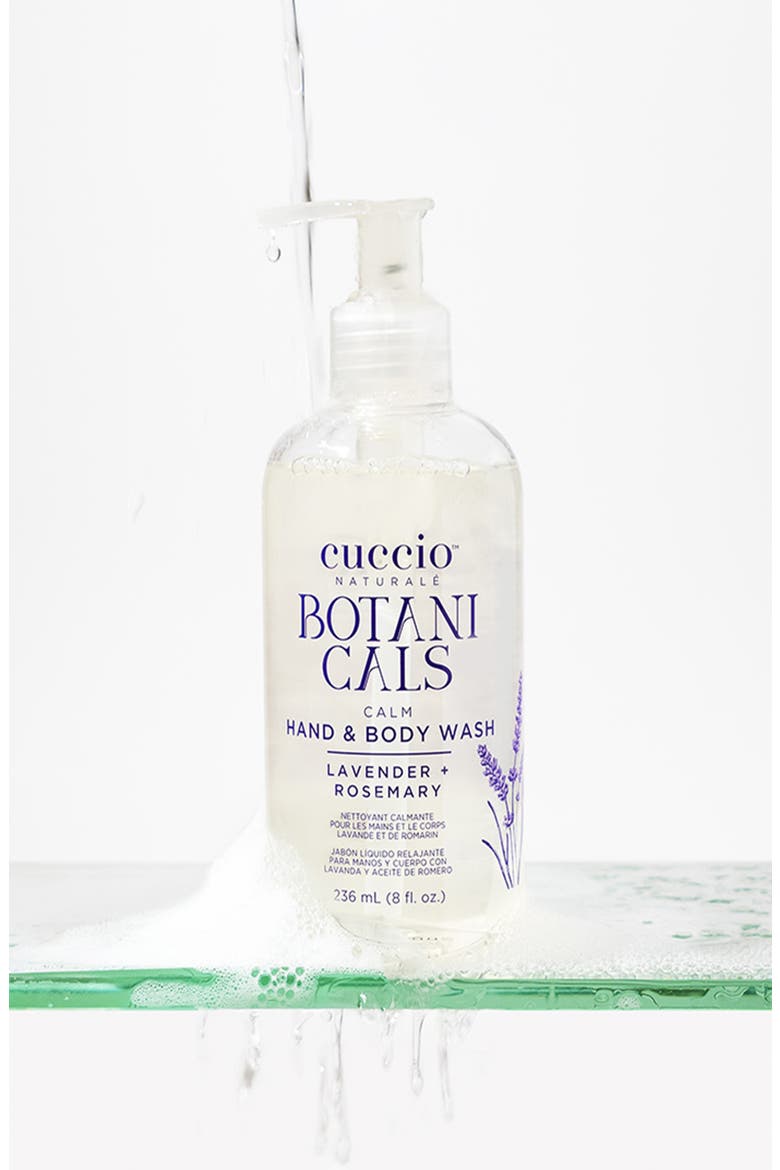 Botanicals Lavender + Rosemary Body Care Essentials Starter Set, Alternate, color, clear bottles with purple writ