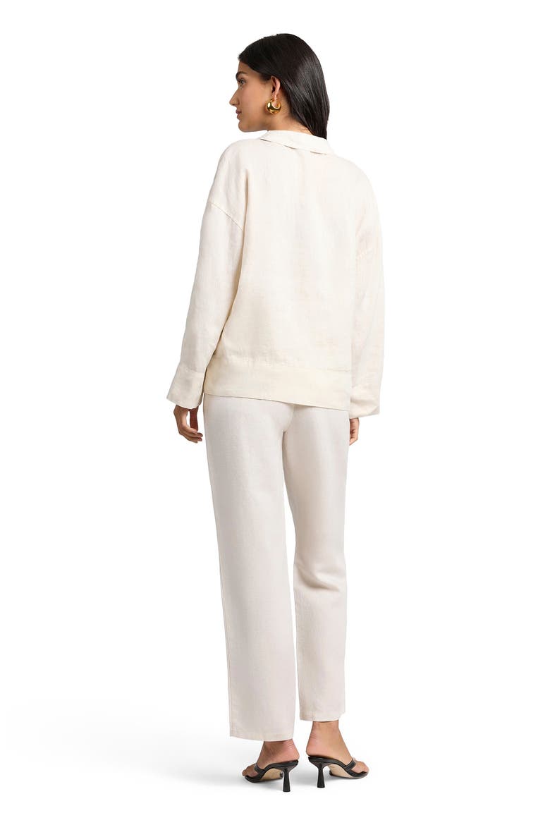 Air Linen Mid-Rise Pant, Alternate, color, NATURAL