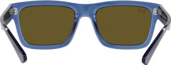 Warren 57mm Rectangular Sunglasses