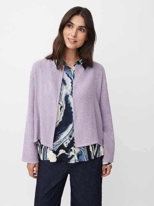 Masai Copenhagen Majulitta Open Front Long Sleeve Jacket In Purple