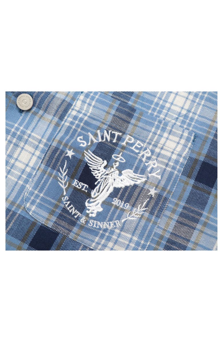 SAINT PERRY Spirits Of Summer Flannel Shirt, Alternate, color, Gray