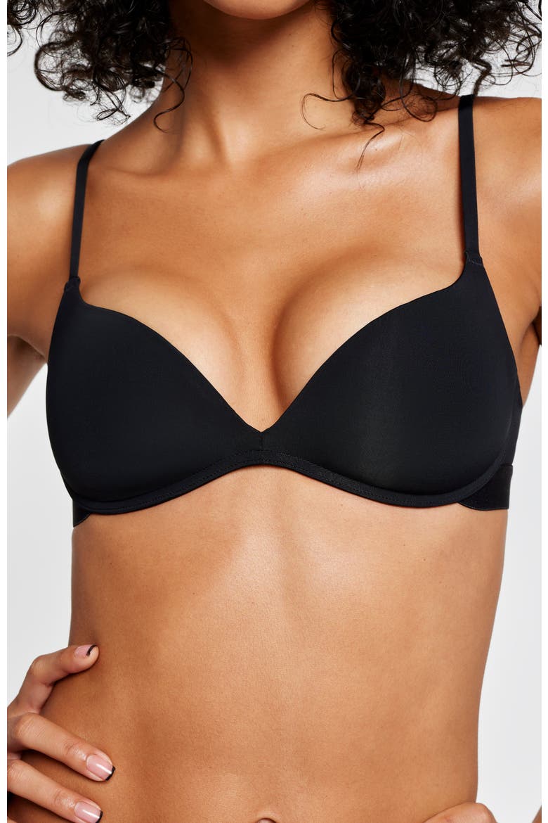 Zero-G Wirefree Lift Up Bra, Main, color, Black