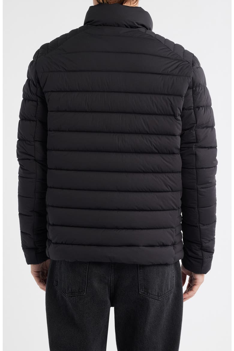 Ari Water Resistant Quilted Puffer Jacket, Alternate, color, BLACK