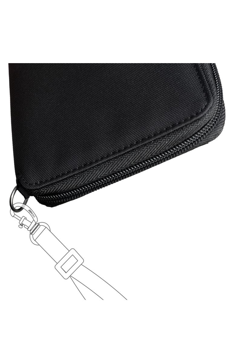 PACSAFE ,  RFIDsafe Travel Wallet  ,  Black, Alternate, color, 