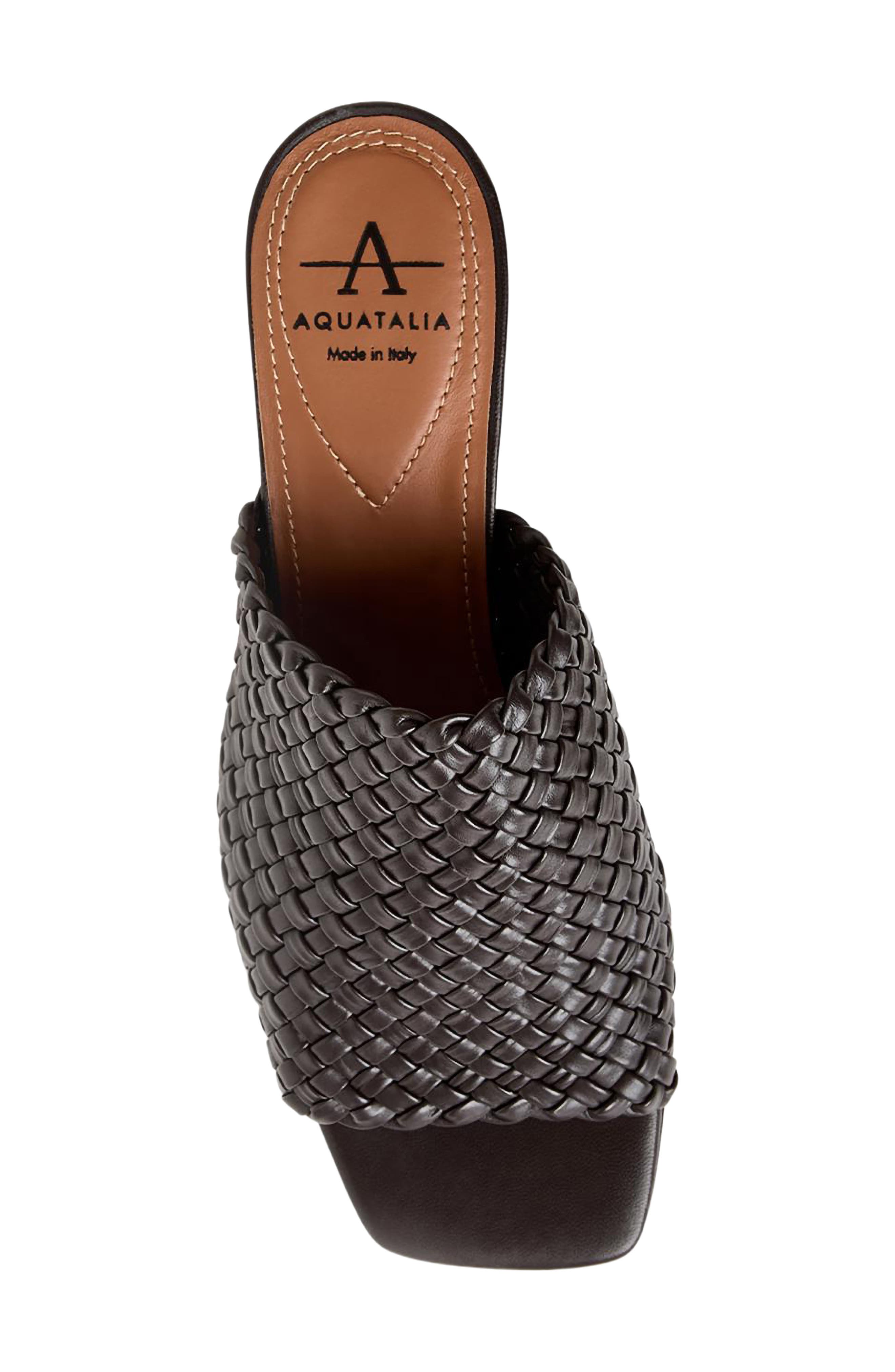 Laquila Slide Sandal, Alternate, color, ESPRESSO WOVEN