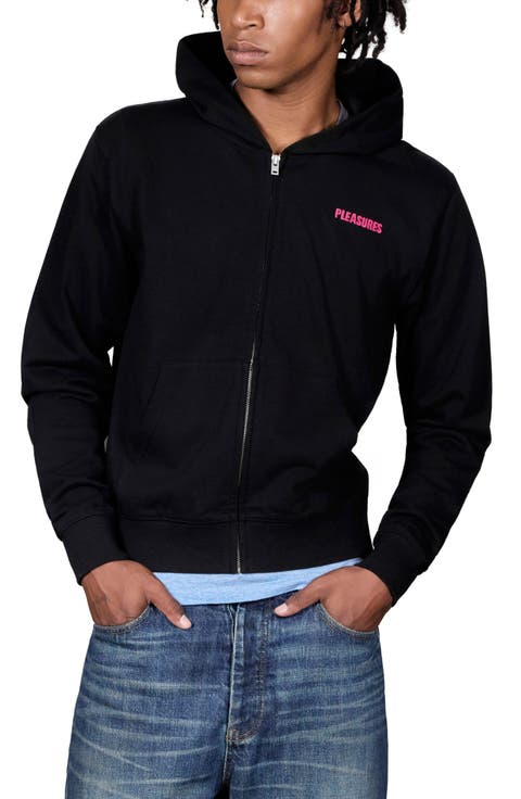 Spiders Fitted Graphic Zip Hoodie