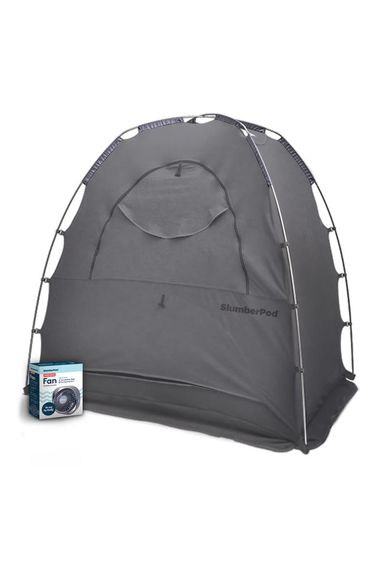 Blackout Sleep Tent & Portable Fan Set (Nordstrom Exclusive Color), Main, color, GRAY