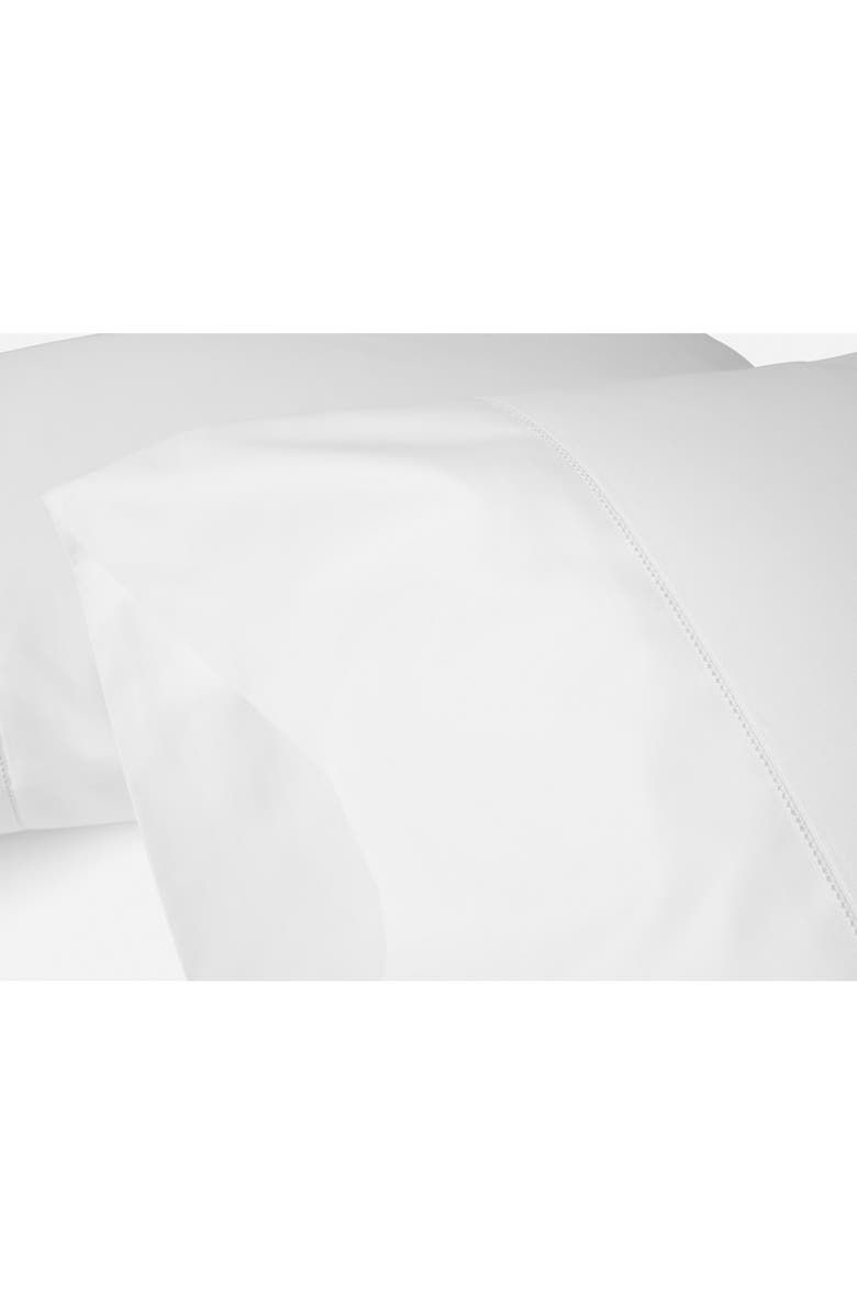 Coyuchi Heirloom Organic Cotton Sateen Sheet Set, Alternate, color, Alpine White