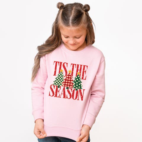 Tis The Season Checkered Trees Sweatshirt