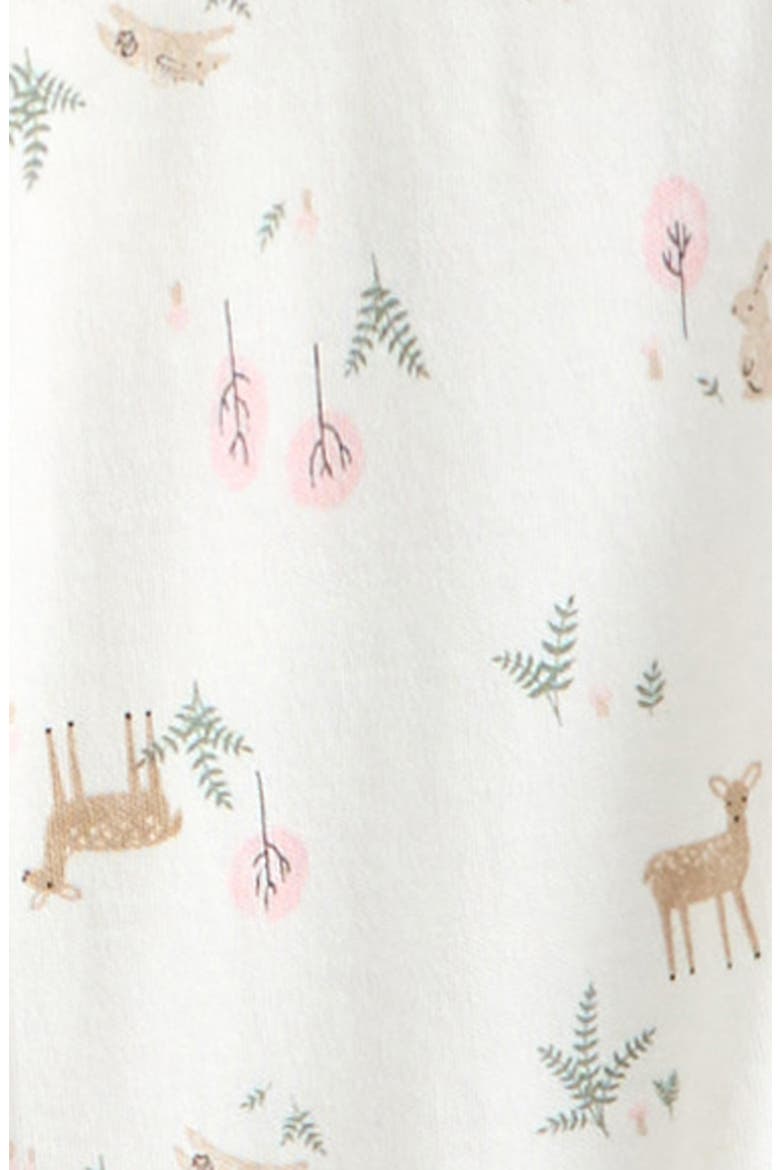Bodysuit, Leggings & Cardigan Set, Alternate, color, IVORY EGRET WOODLAND FLORAL
