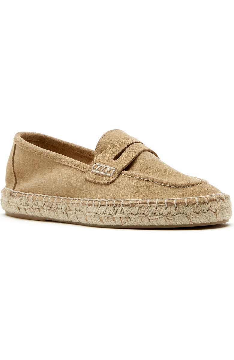 La Canadienne Cash Espadrille Loafer, Main, color, Sand Suede