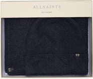 AllSaints Fuzzy Beanie & Scarf Gift Set
