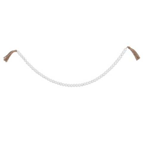 Beaded Wood Garland