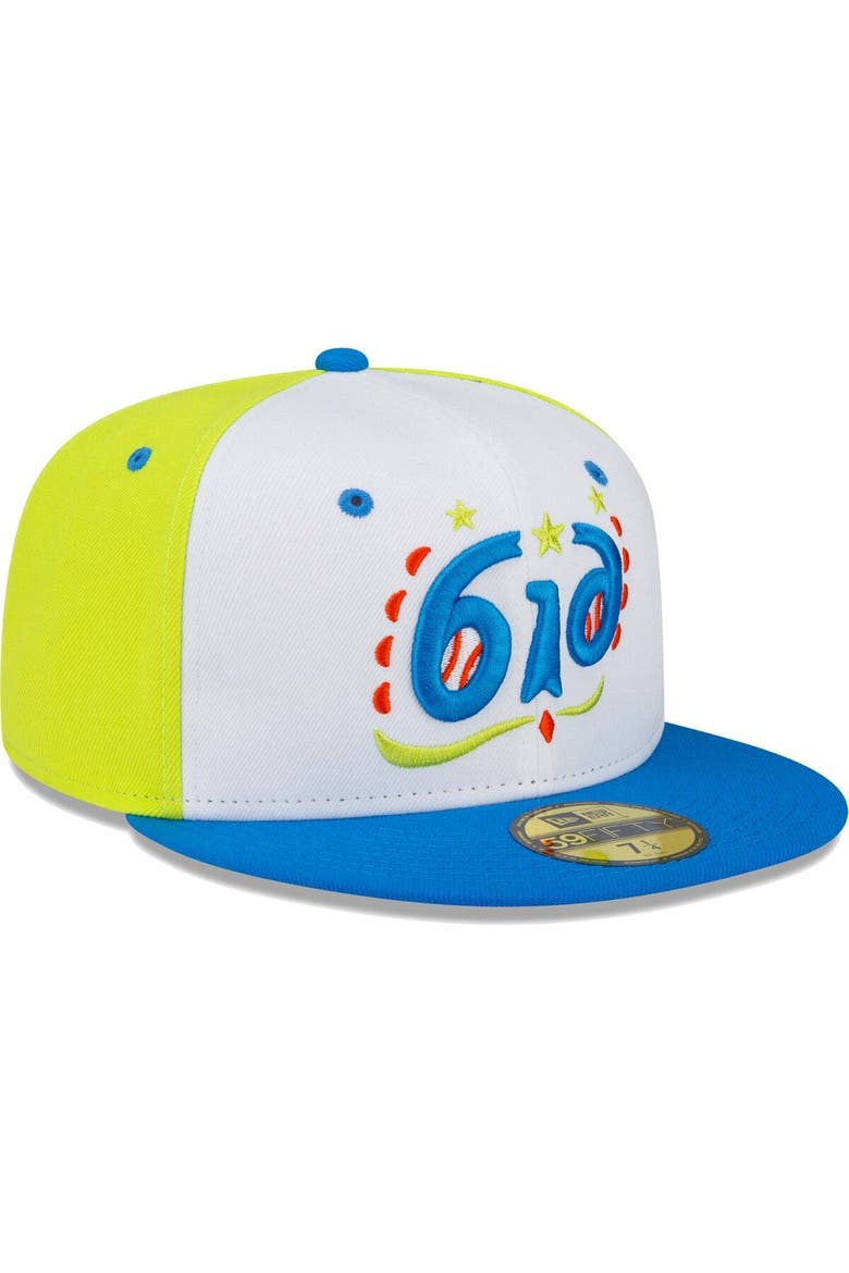 Men's New Era White West Michigan Whitecaps Copa De La Diversion 59FIFTY Fitted Hat, Alternate, color, White