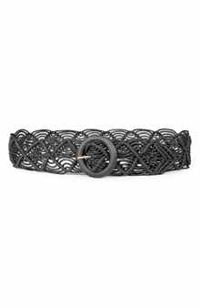 Linea Pelle Macrame Braided Belt