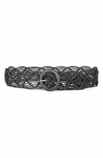 Linea Pelle Macrame Braided Belt