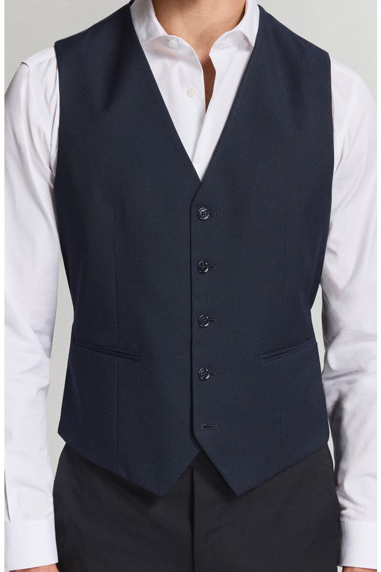 Slim Fit Suit Vest, Alternate, color, NAVY
