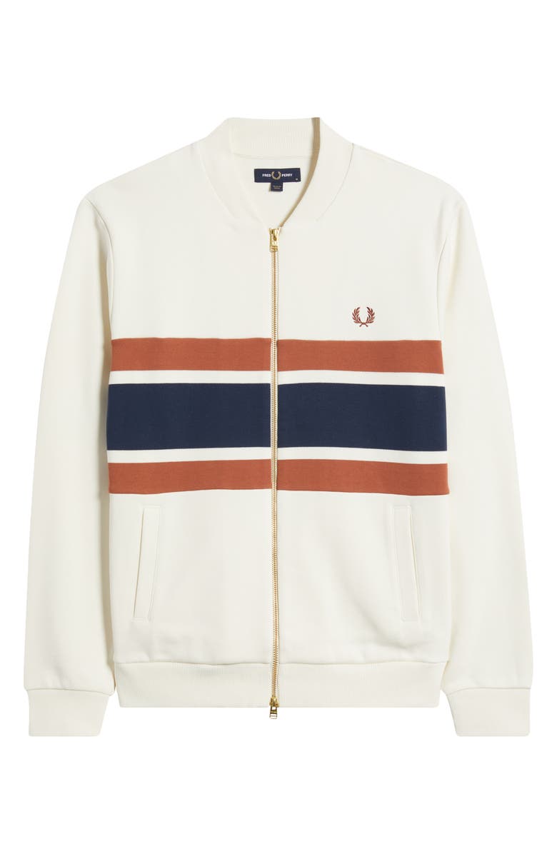 Fred Perry Stripe Cotton Sweatshirt, Alternate, color, 