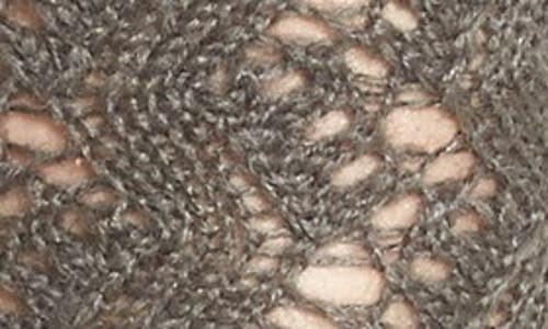 Lemon 'frosted Swirl' Over The Knee Socks In Gray