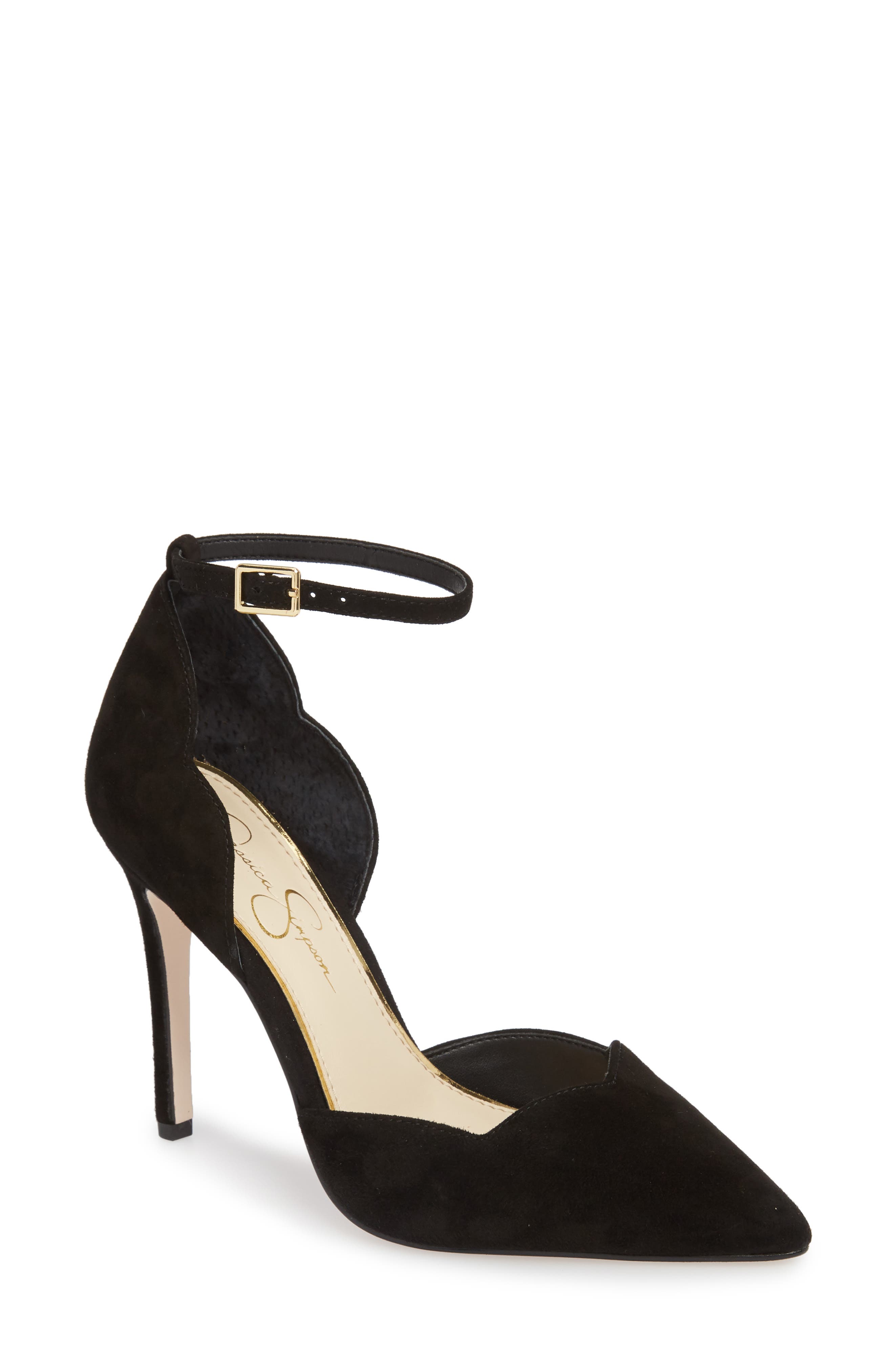 Jessica Simpson Pairus Scalloped d'Orsay Pump, Main, color, 