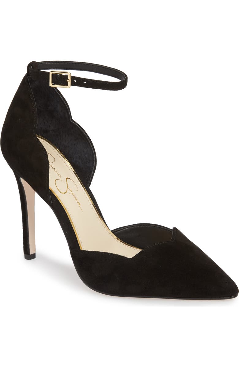 Jessica Simpson Pairus Scalloped d'Orsay Pump, Main, color,