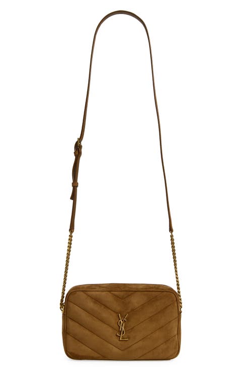 Loulou Matelassé Suede Camera Bag