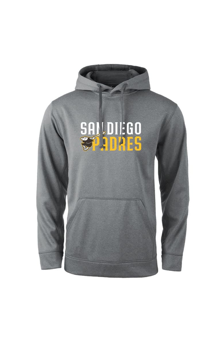 DUNBROOKE Men's Dunbrooke Heather Gray San Diego Padres Champion Pullover Hoodie, Alternate, color, Heather Gray