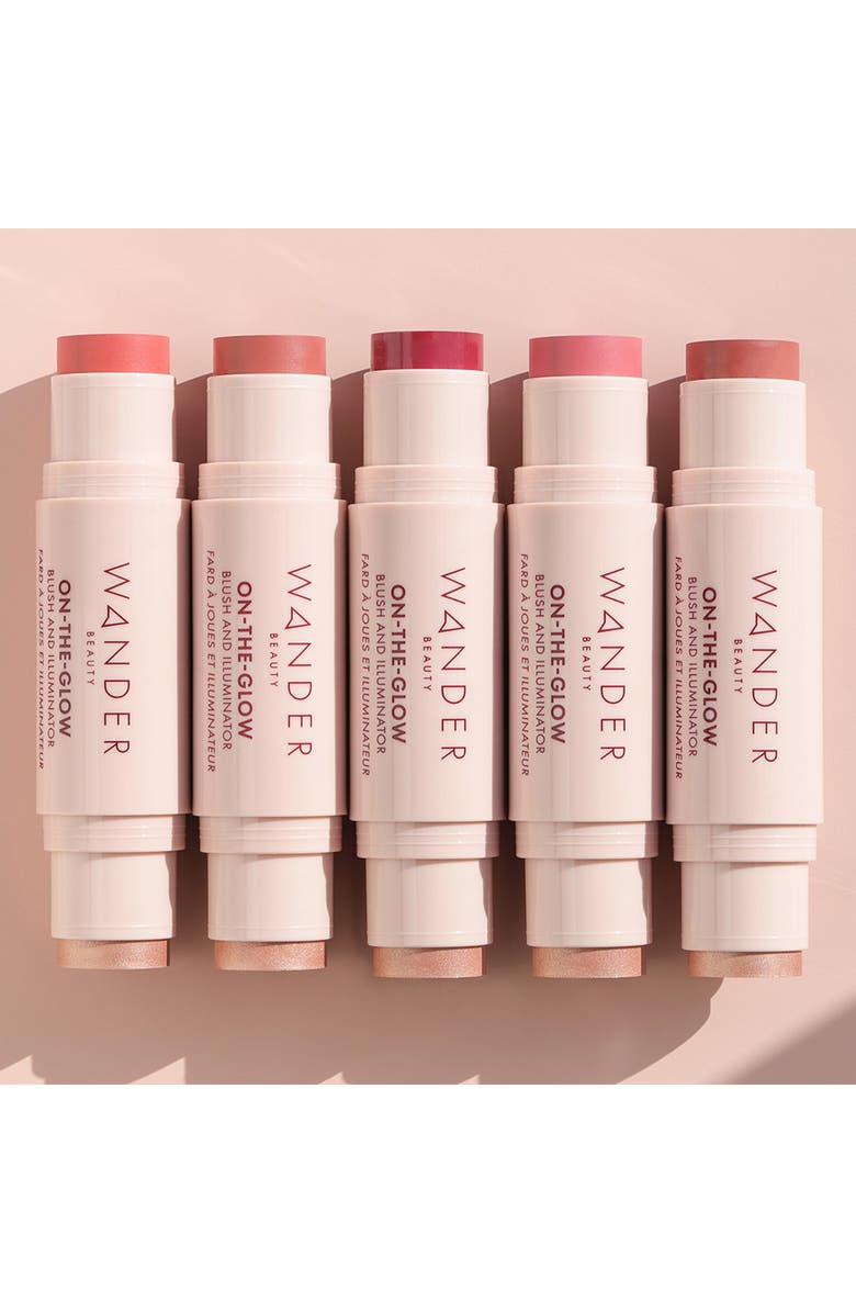 Wander Beauty On-the-Glow Blush & Illuminator, Alternate, color, Strawberry Fields