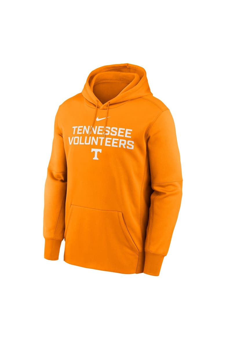 Men's Nike Tennessee Orange Tennessee Volunteers Team Stacked Performance Pullover Hoodie, Alternate, color, Tennessee Orange