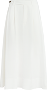 Brunello Cucinelli Twill sartorial skirt with monili