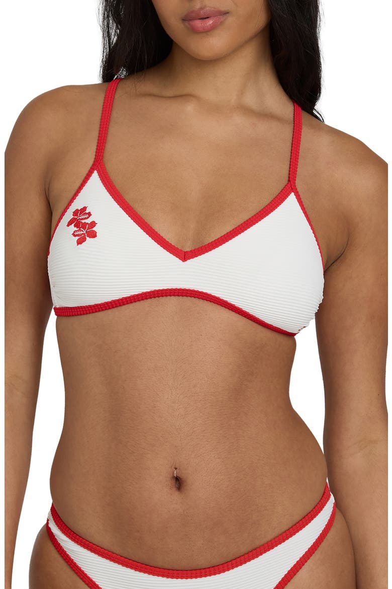 Picnic Embroidered Rib Bikini Top, Main, color, SALT CRYSTAL