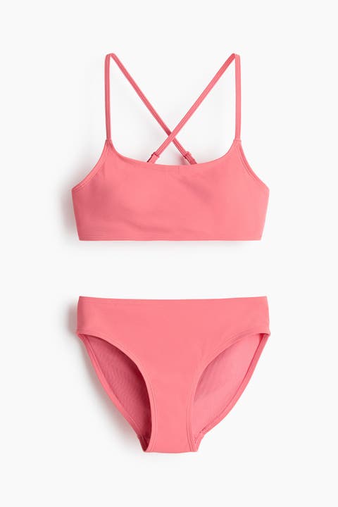Two-piece sports swimsuit with lycra® xtra life