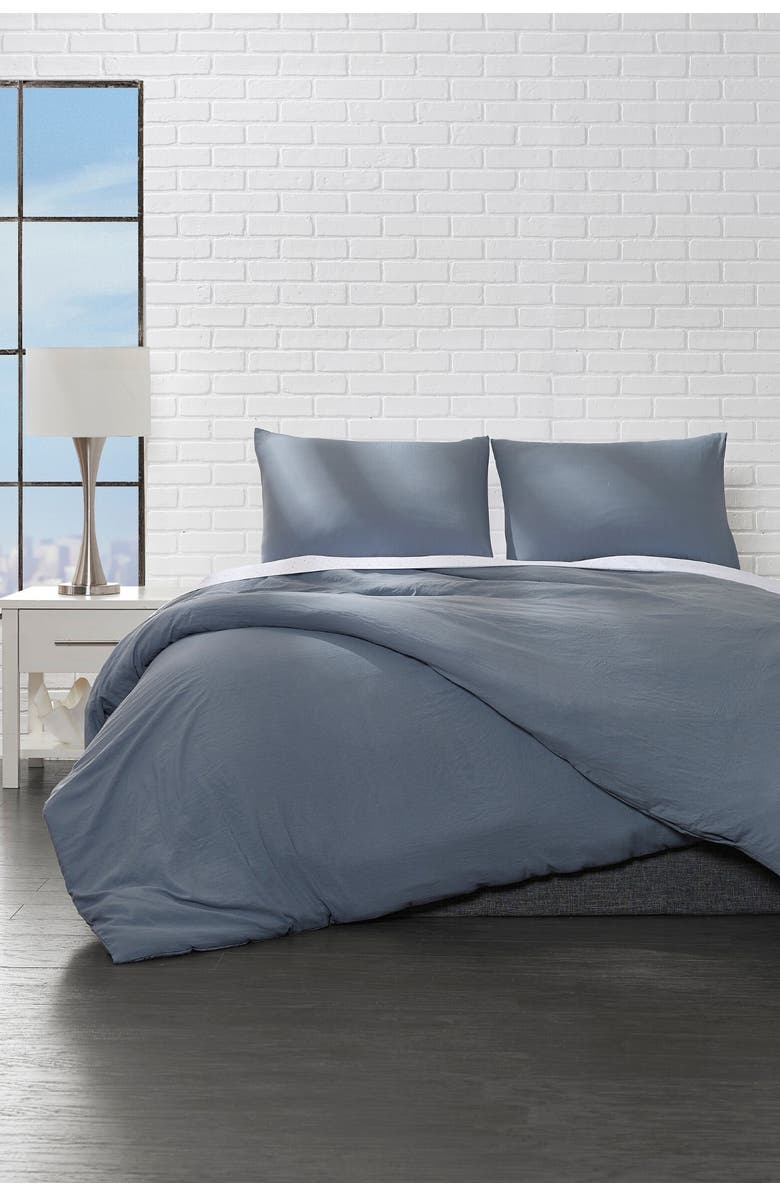 ELLA JAYNE HOME Microfiber Duvet Cover Set, Main, color, 